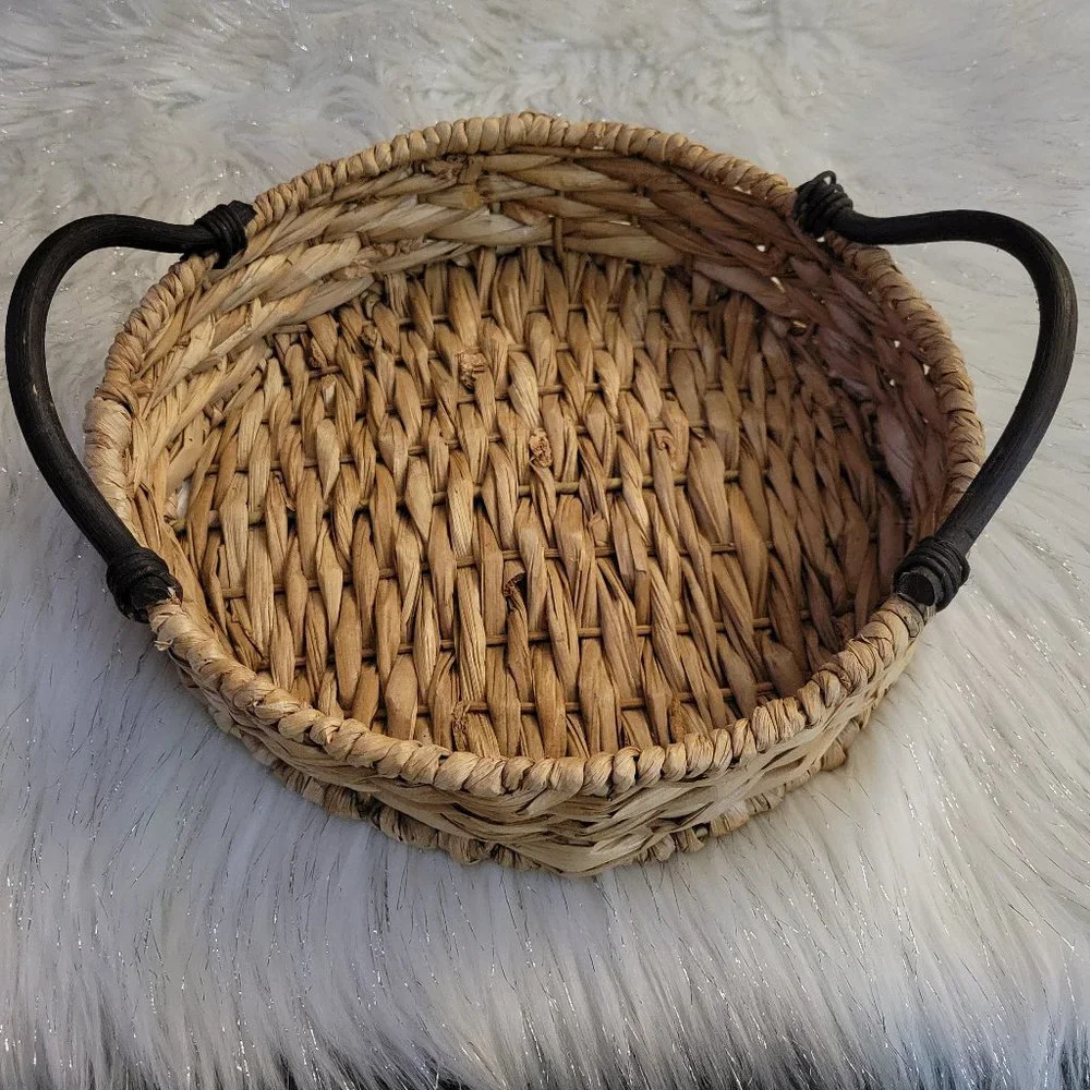 Circle Wicker Basket
